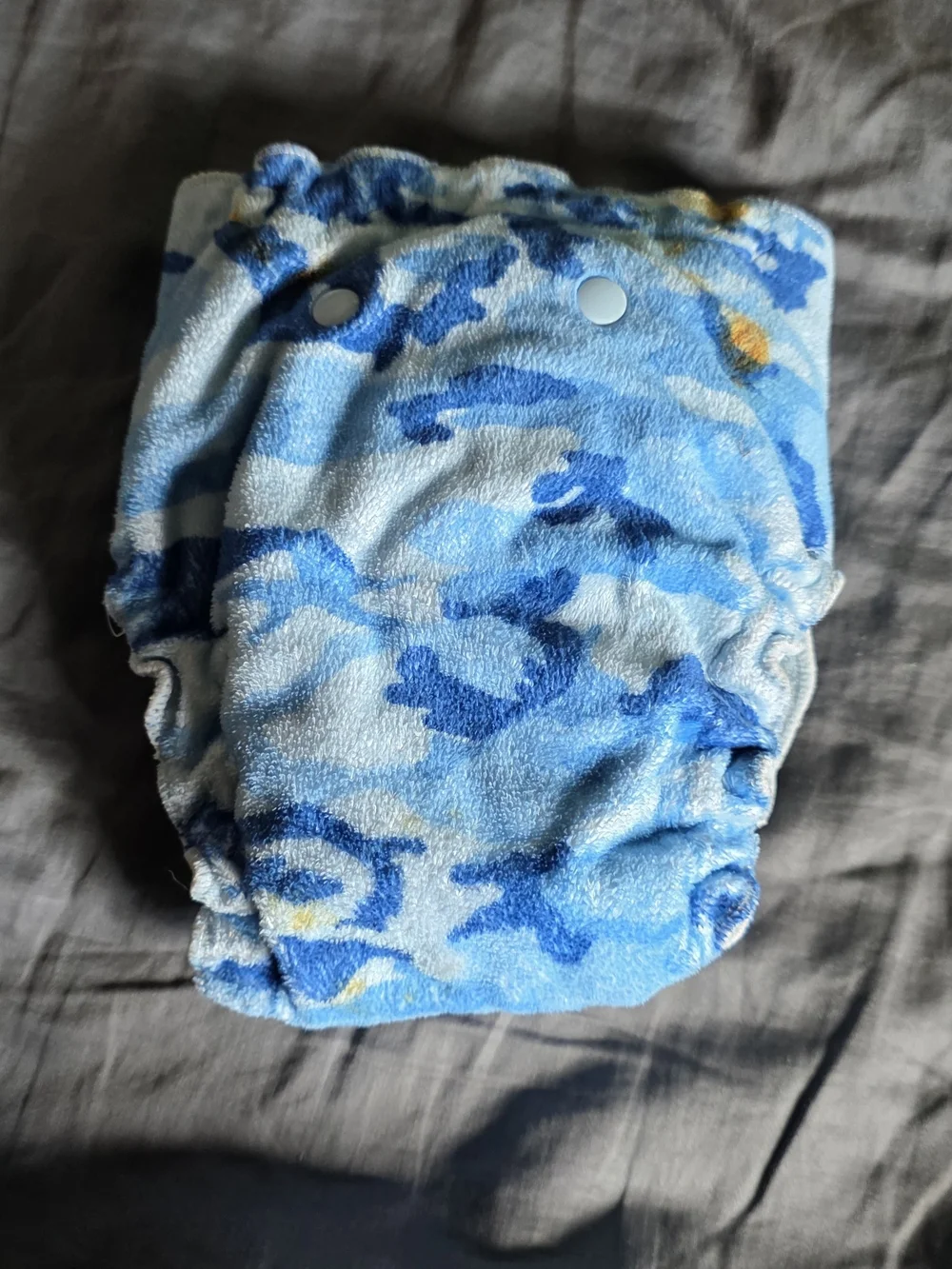 BubuBebe Cloth Diaper Lot of 6 Fitted Diapers w/ 3 Inserts Each Bamboo Velour EU